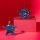 明星同款法国Alexandre De Paris亚历山大钻石之星边夹刘海夹发饰图