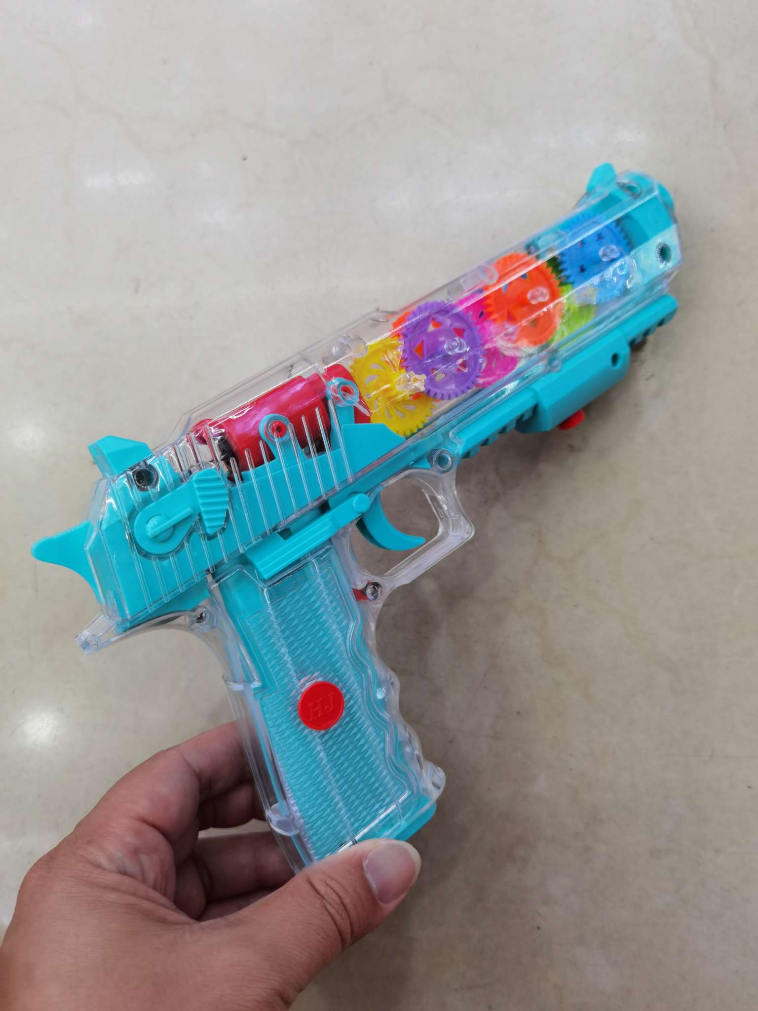 Transparent light music gear gun Specification image