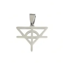 Custom concert with the same LOGO necklace star logo around the support letter pendant
