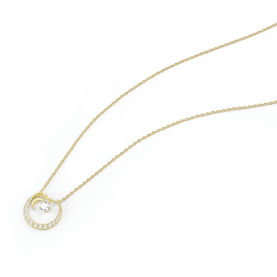 Moon boat necklace