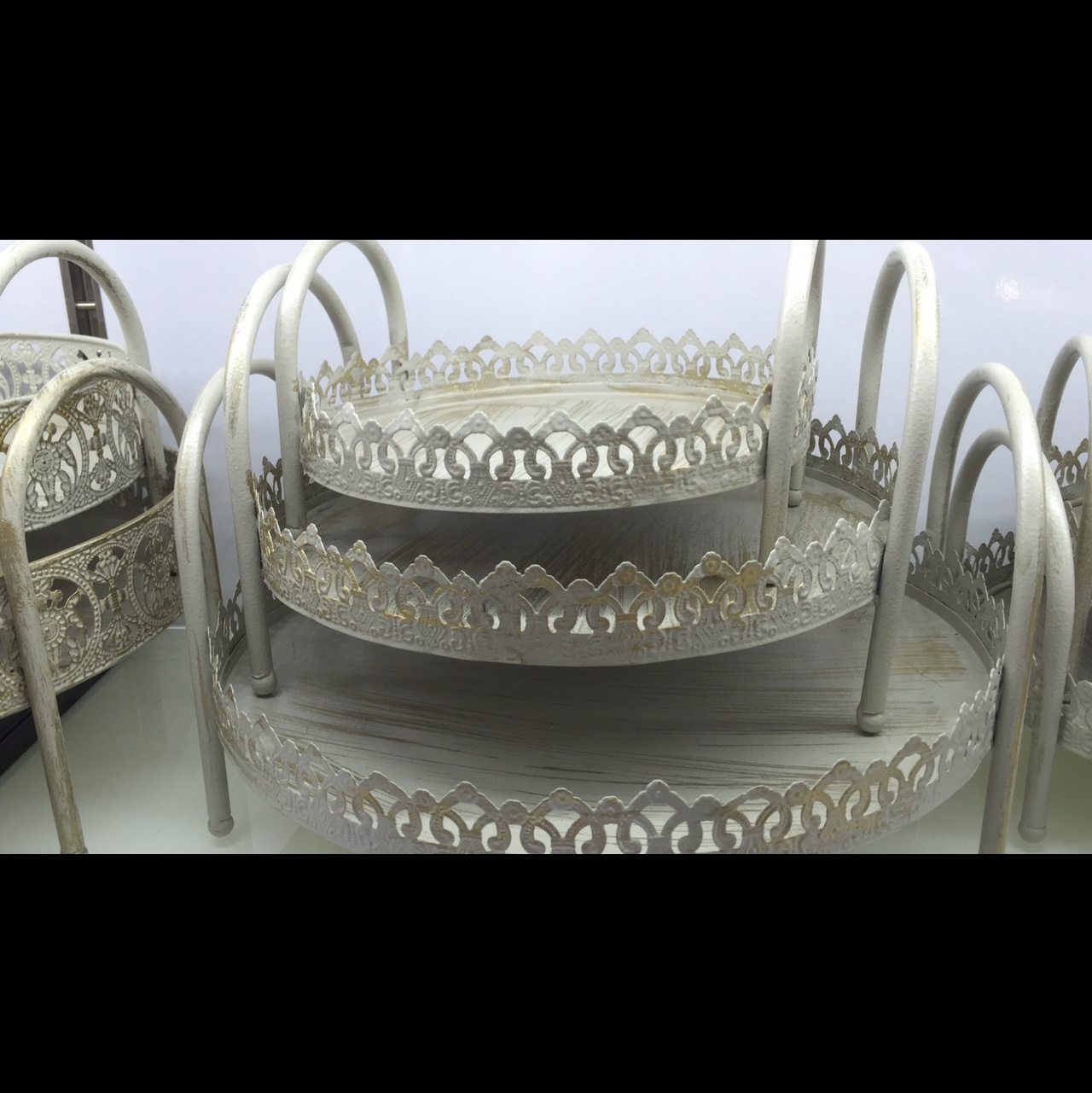 Korean ins wind tray placed jewelry tray desktop storage tray cosmetics jewelry tray metal tray wholesale Xinxing process