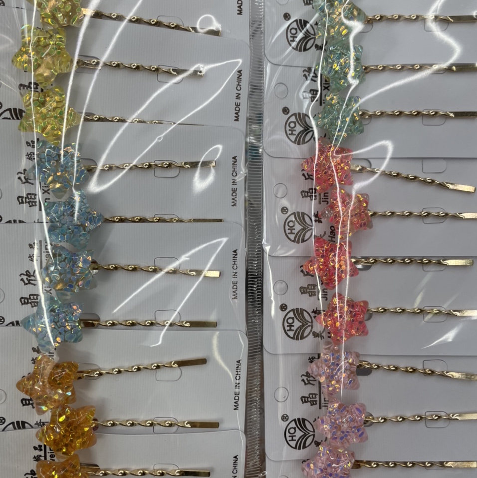Resin flower to clip