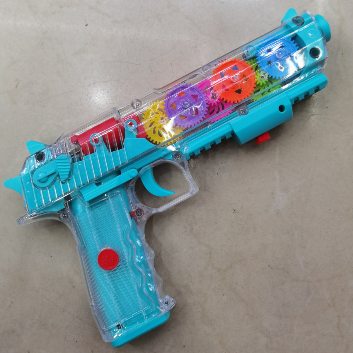 Transparent light music gear gun