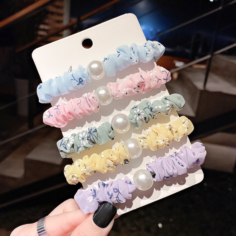 Korean version pearl small intestine ring flower
