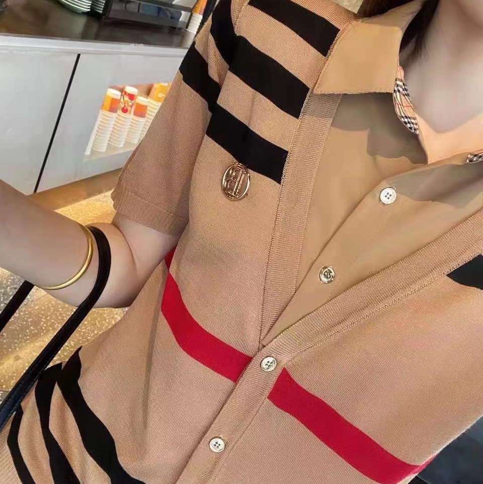 Khaki knit top