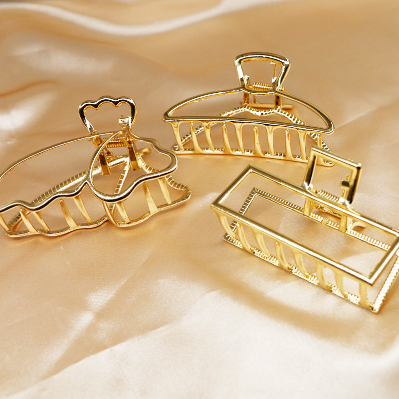 The popular small-sized metal butterfly grabber for the back of the head is a simple and elegant Korean-style shark clip for women Specification image