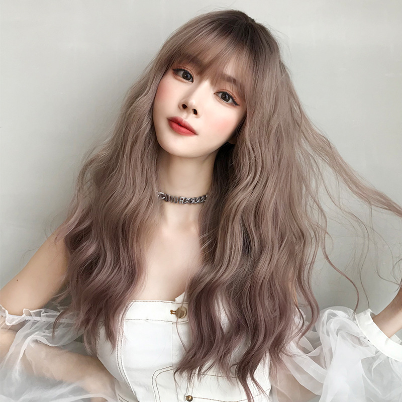 Lady's long straight wig 29