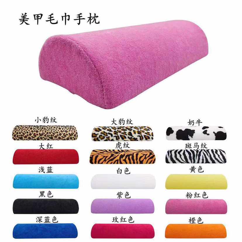 Nail salon supplies and tools: sponge towels, hand pillows, hand pads, hand pillows, nail polish glue, detachable and washable wrist pads