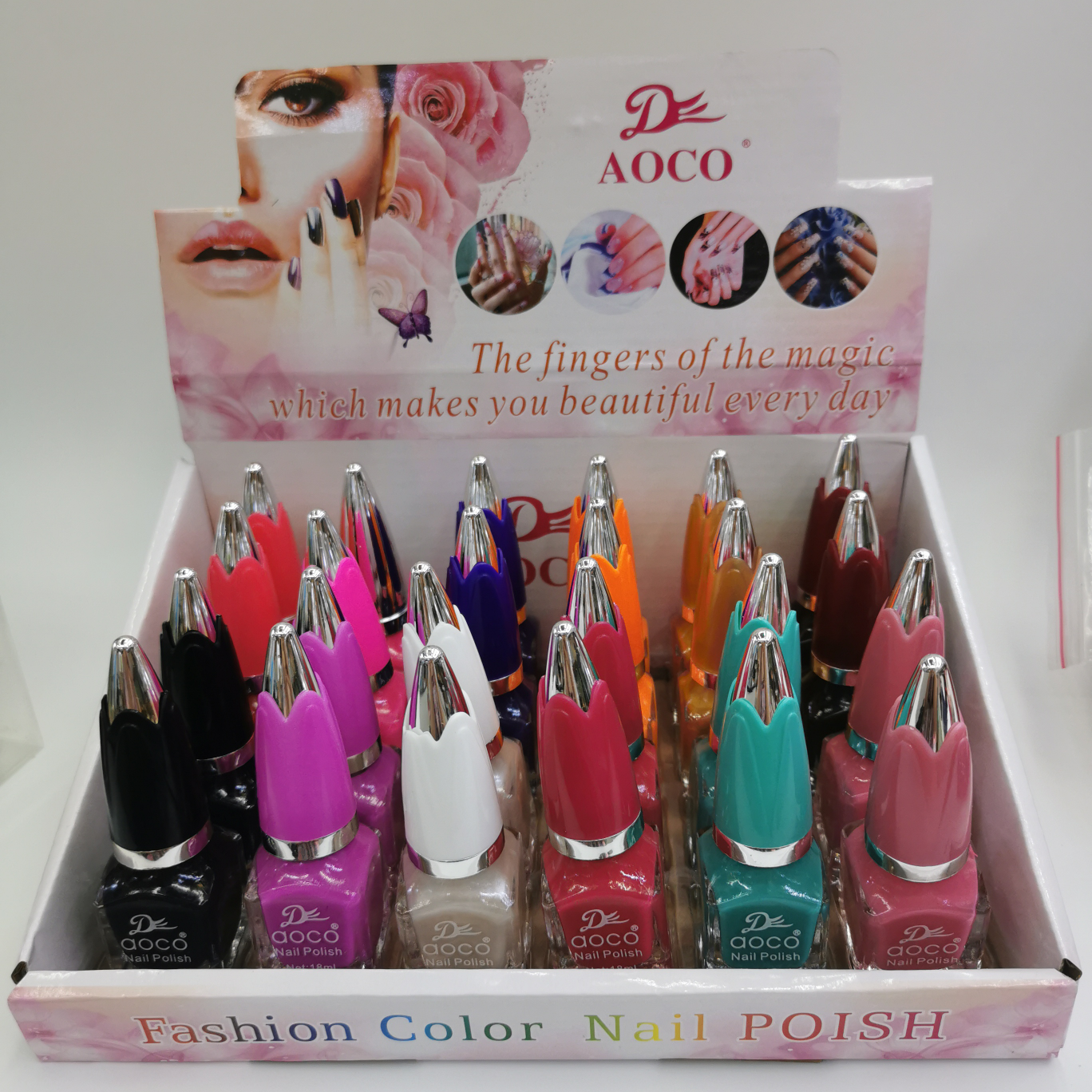 AOCO 2731 Candy cap nail polish Non-baking durable non-peeling Healthy no odor