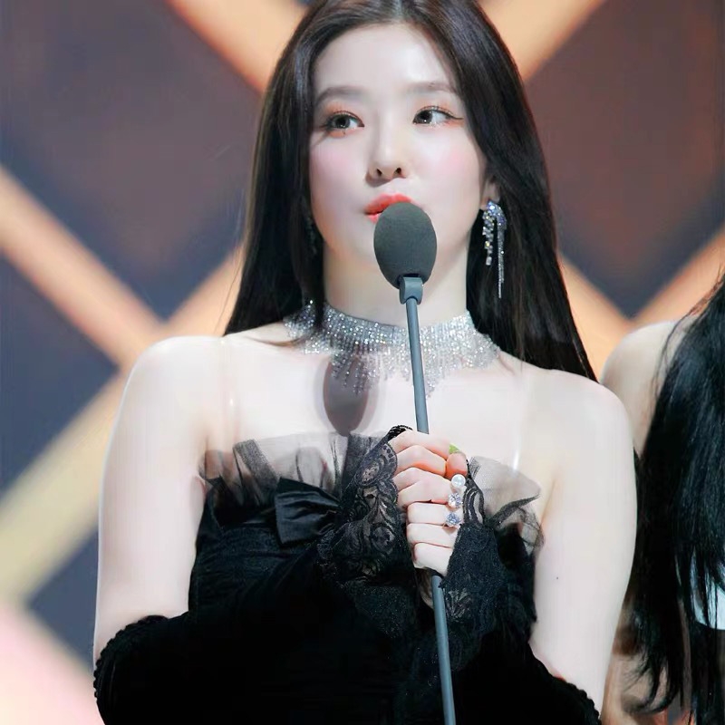 韩国女团裴珠泫同款水钻流苏耳环颈链套装晚宴年会礼服项链