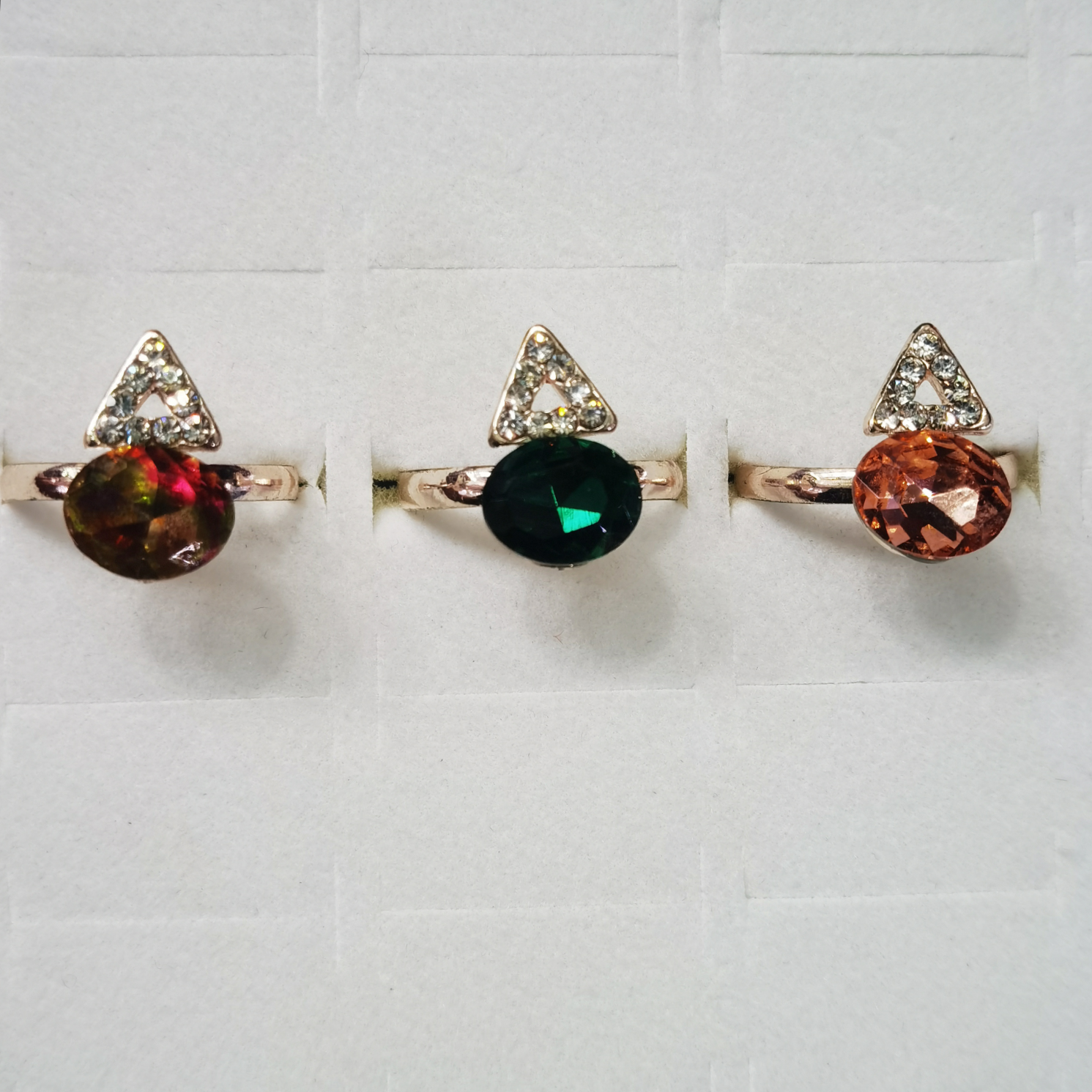 Fashion jewelry, rhinestone ring, Japanese and Korean fashion jewelry 084