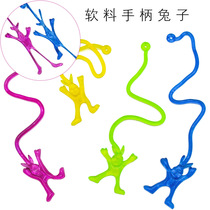 Soft handle trick small hands telescopic palm elastic funny toy Easter egg accessories