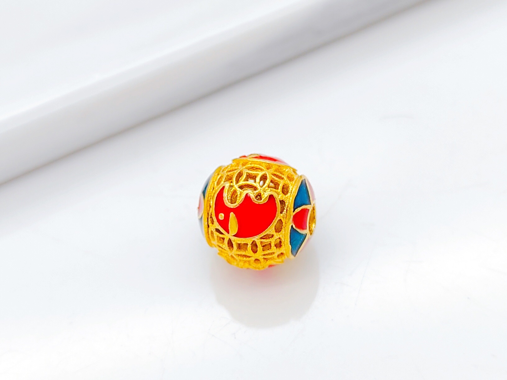 镂空烤蓝配件，古法系列产品图