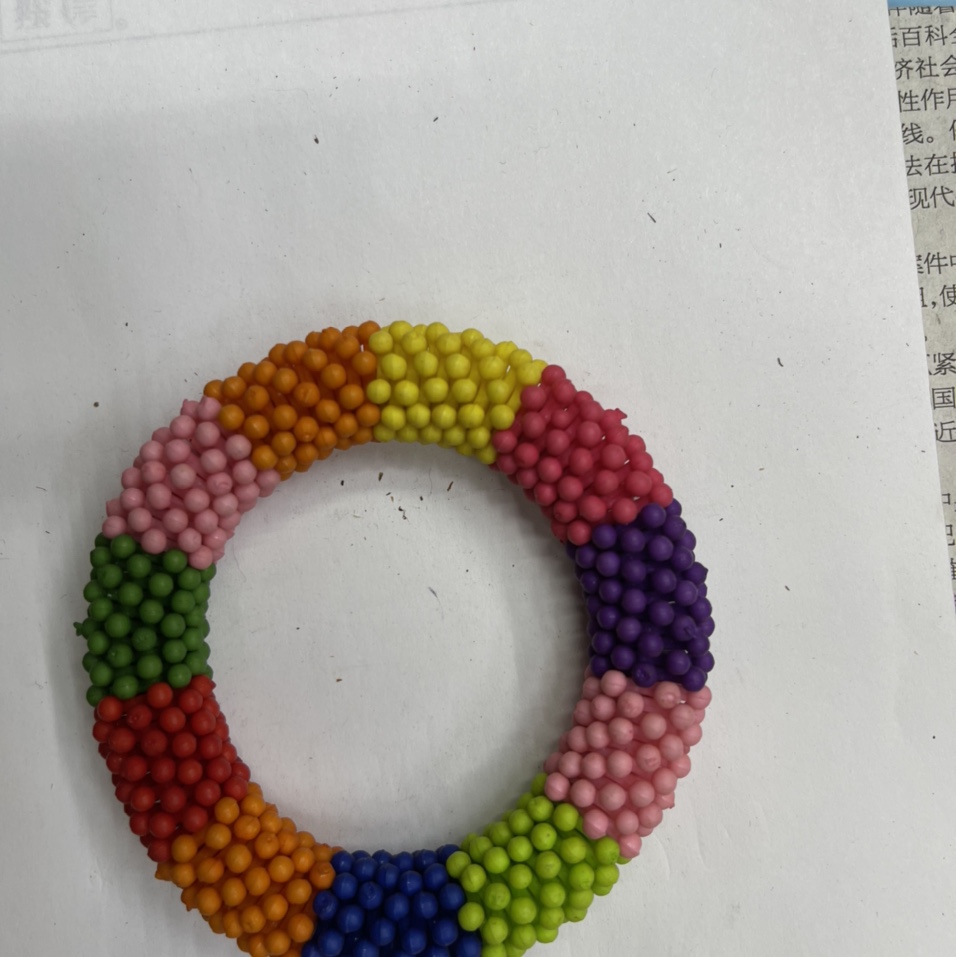 Floral pieces combine with bracelet