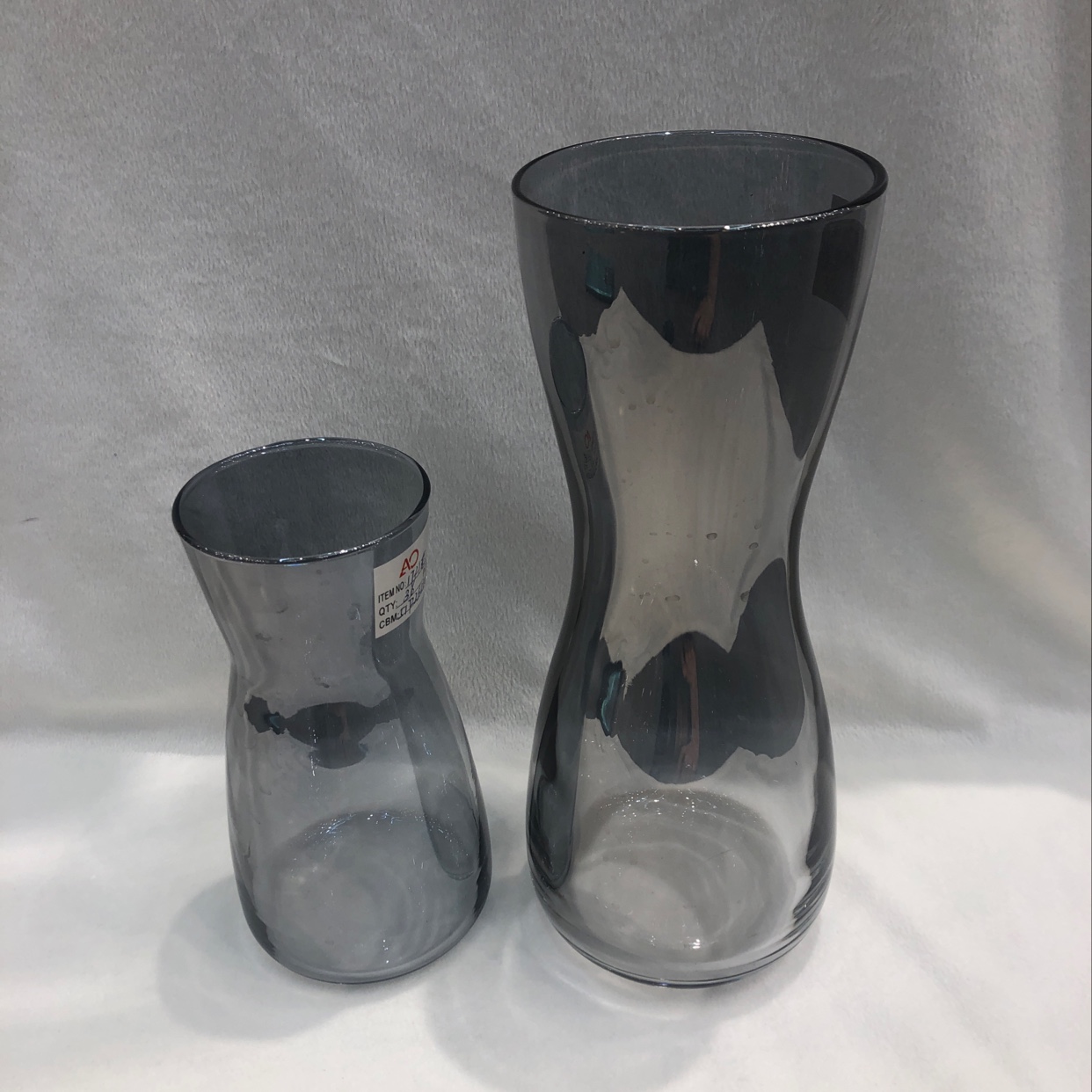 Exquisite electroplated vase glass plug-in vase office home decoration thumbnail
