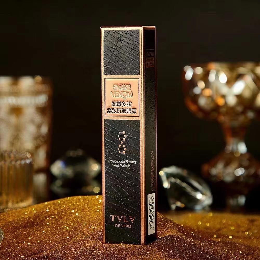 品 牌：TVLV
名 称： 蛇毒多肽紧致抗皱眼霜
型 号：9507
规 格：1支×40ml . 件/864支
功效：紧实详情4