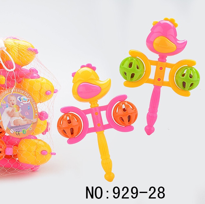 Newborn baby hand rattle stick hand grip Bitable grip training 0-3 2 months months 4 months Baby toy 028