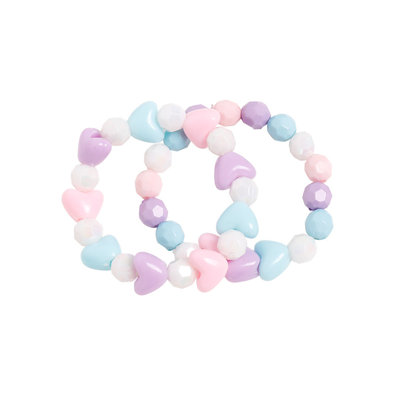 New cute children's bracelets, acrylic jewelry, multi-shaped colorful children's bracelets, direct supply from the manufacturer, customizable