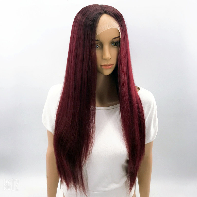 Long straight wig for ladies 5