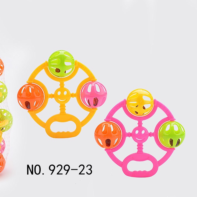 Newborn baby hand rattle stick hand grip Bitable grip training 0-3 2 months months 4 Baby toys 023