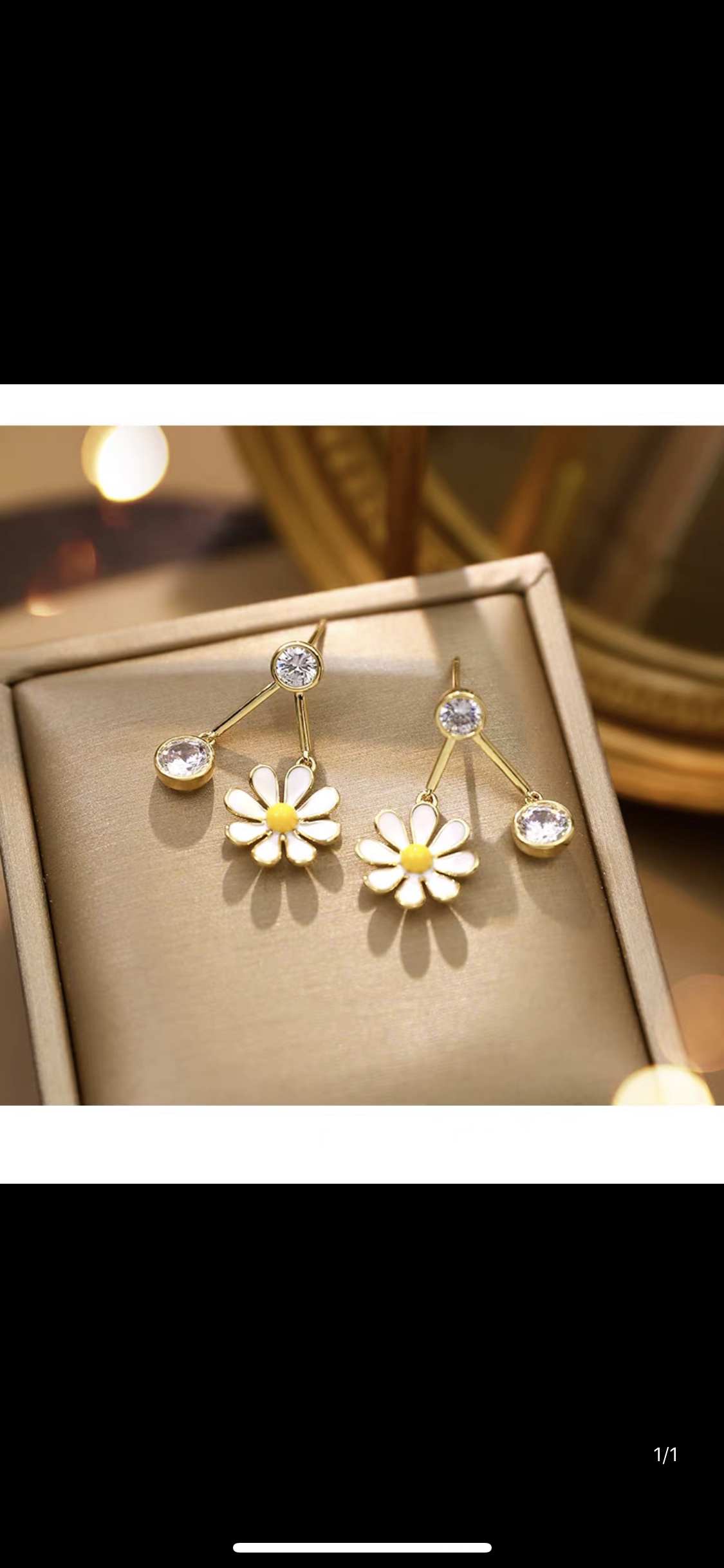 Daisy Earrings for Women, 2021 new trendy summer style, super fairy-like, high-end, elegant and luxurious stud earrings Application Scenario
