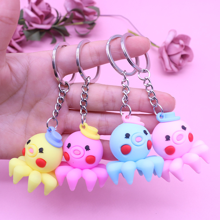 批发卡通钥匙挂件小礼品赠送儿童钥匙扣可爱公主娃娃挂饰地推礼物图