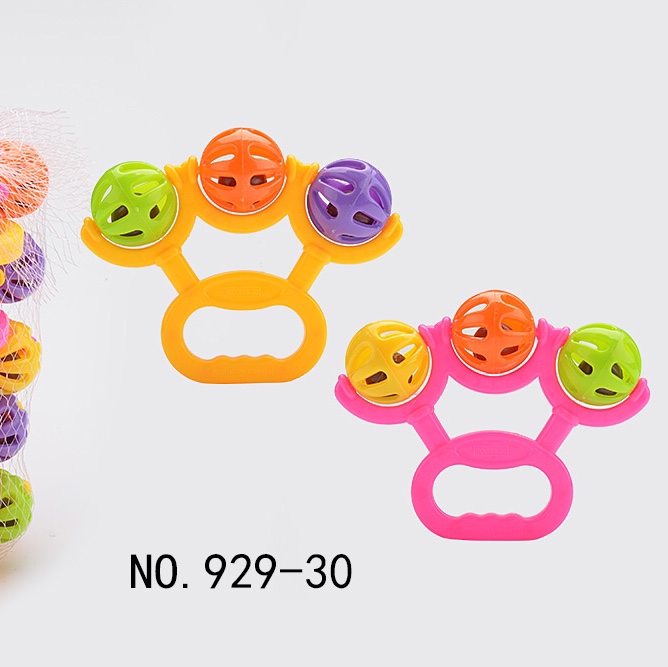 Newborn baby Hand rattle stick hand grip Bitable grip training 0-3 2 months months 4 Baby toys 030
