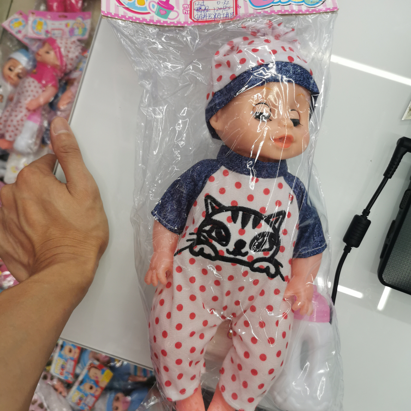 Doll card head