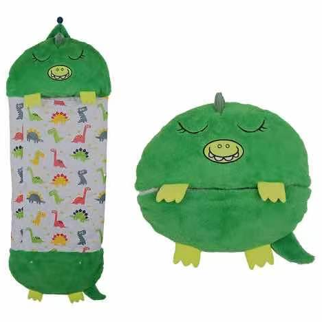 新款Happy Nappers跨境亚马逊睡袋儿童款 卡通毛绒抱枕可变儿童睡袋4