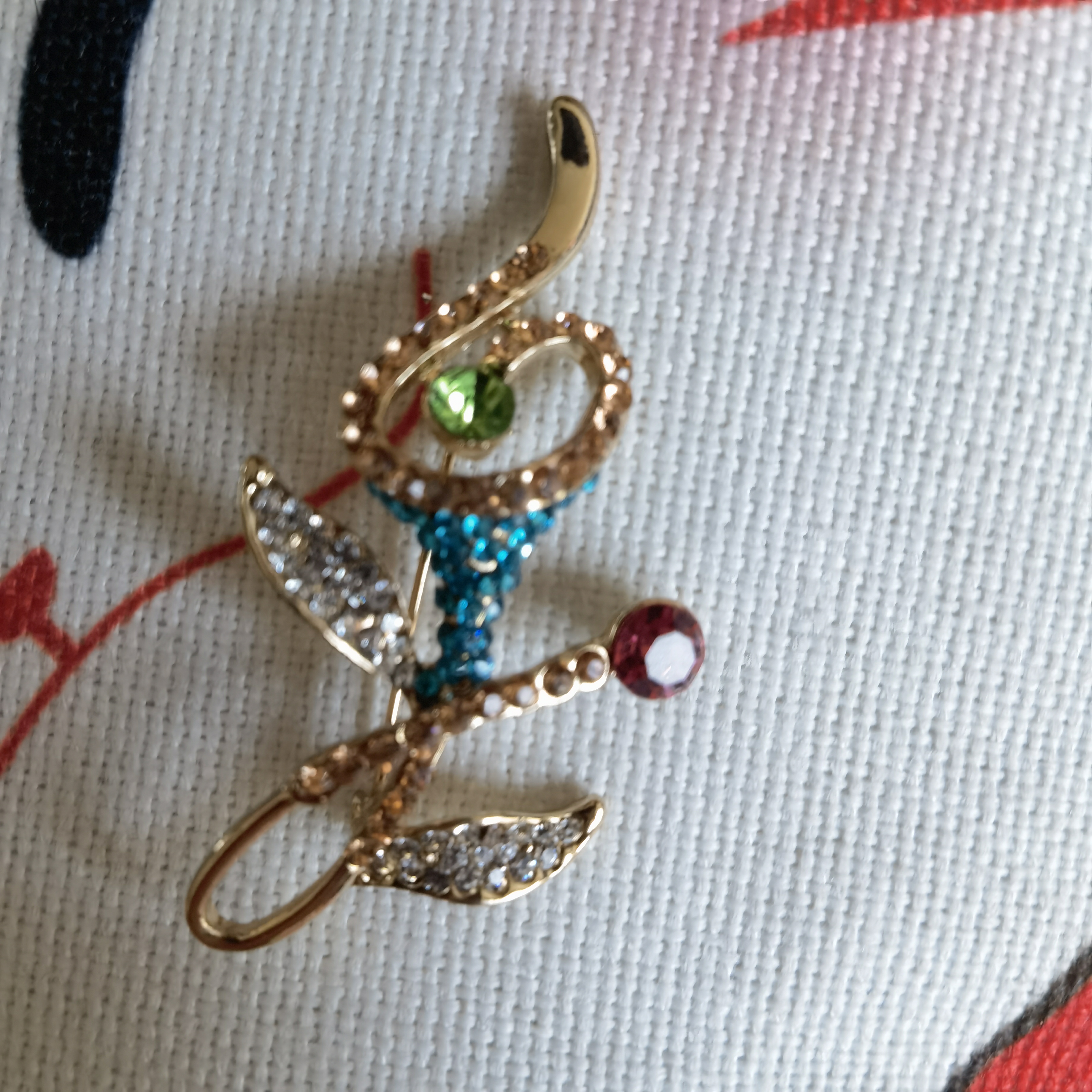 Fashion Color diamond flower Brooch Alloy ladies corsage coat Suit accessories