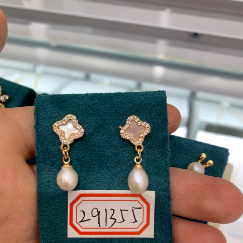 祝湖厂家直销天然养殖淡水珍珠纯银吊坠网红痛同款零壹yi