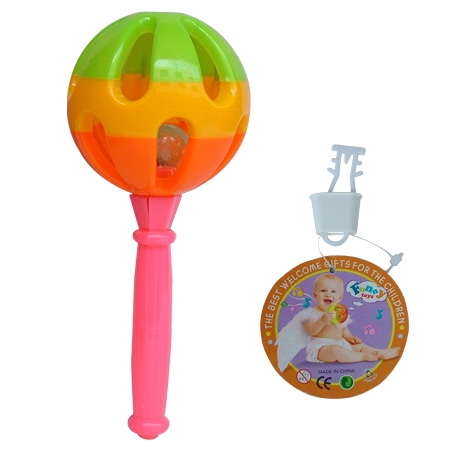 婴儿玩具0-1岁宝宝益智早教儿童抓握可咬牙胶3-6月幼儿安抚手摇铃010