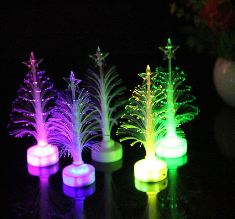 Christmas decoration props: Colorful glowing Christmas tree, new Christmas glowing mall event, small gifts for attracting customers, optical fiber Christmas tree decorations, direct sales of optical fiber pic 8
