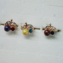 Fashion jewelry, rhinestone ring, Japanese and Korean fashion jewelry 078