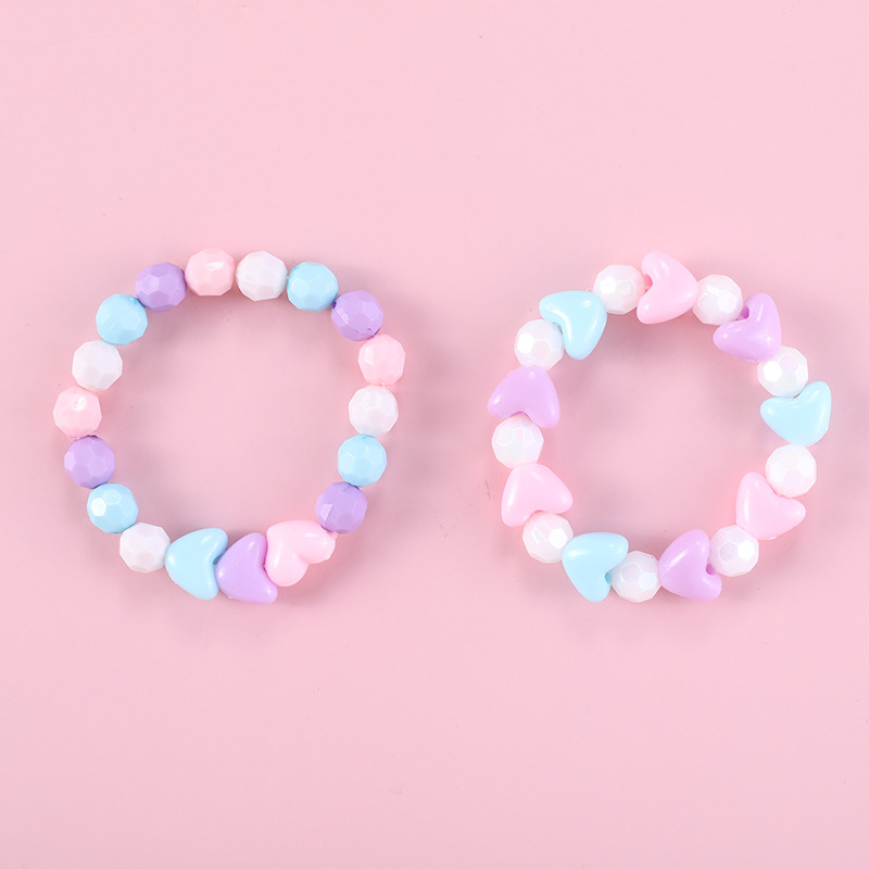 New cute children's bracelets, acrylic jewelry, multi-shaped colorful children's bracelets, direct supply from the manufacturer, customizable details Picture