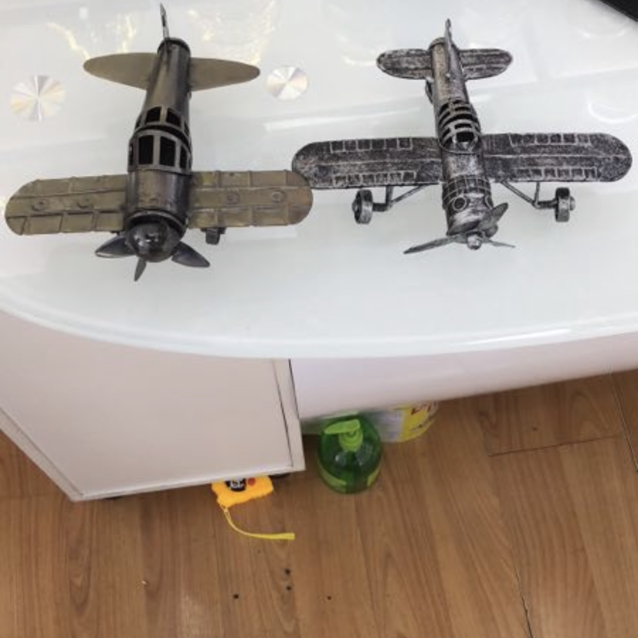Metal crafts aircraft furniture placement craft gift Xinxing craft