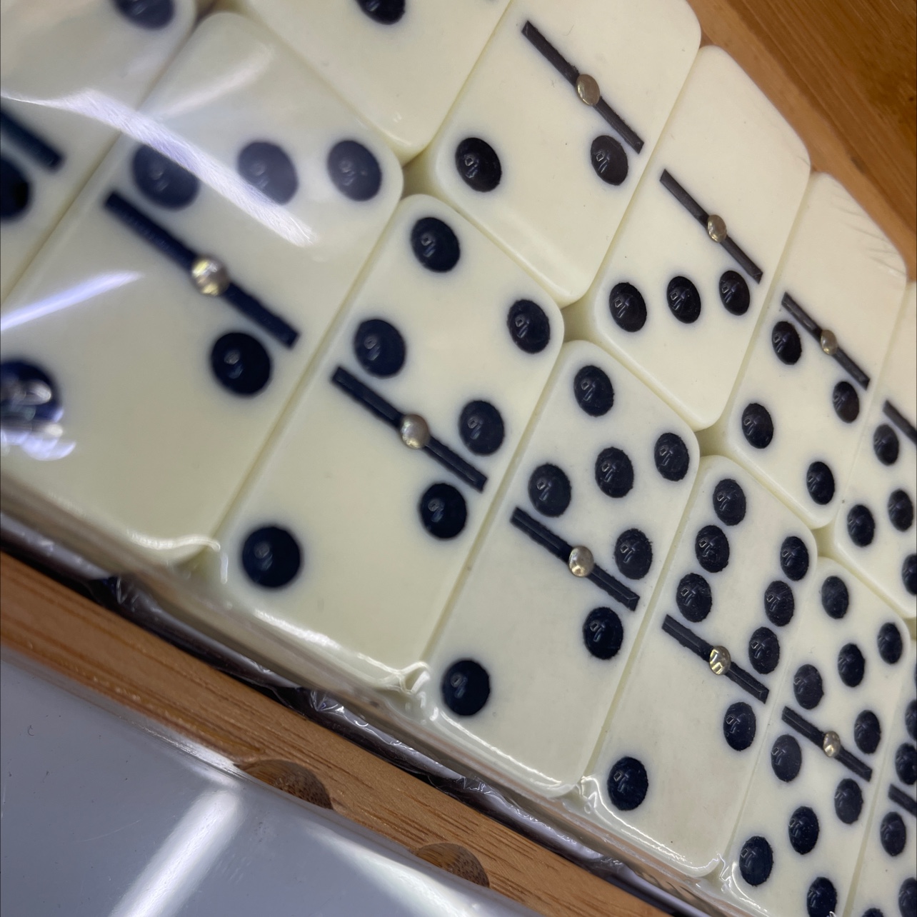 竹盒装5010BN双六多米诺骨牌详情图1