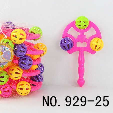 新生婴儿手摇铃棒手抓可咬抓握训练0-3两个月几个月4宝宝的玩具025