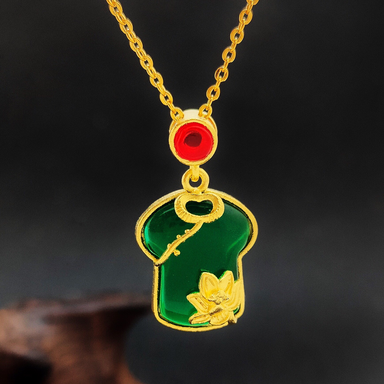 Ancient green cheongsam