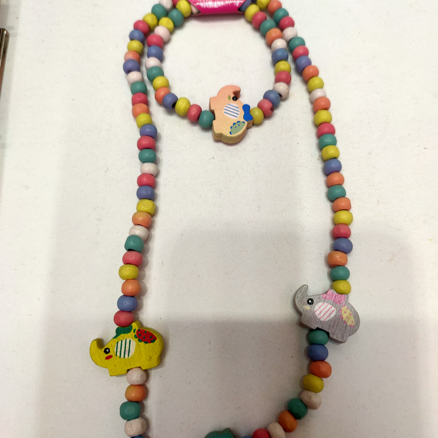 Manufacturers direct wooden children's chain light elephant