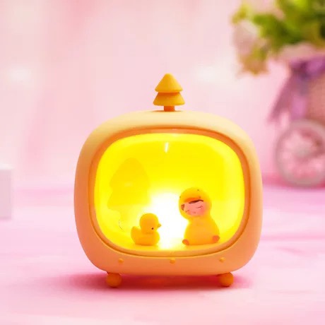 Stalls new unicorn star light book night light girl heart ins wind gift ornaments resin crafts led copper wire light star light Boo boo little boy TV