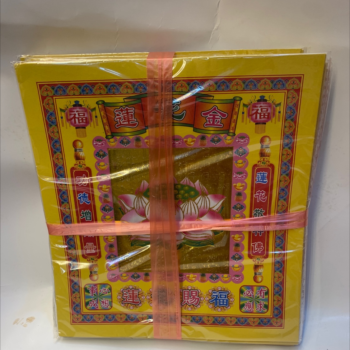 8-inch single-sided lotus gold