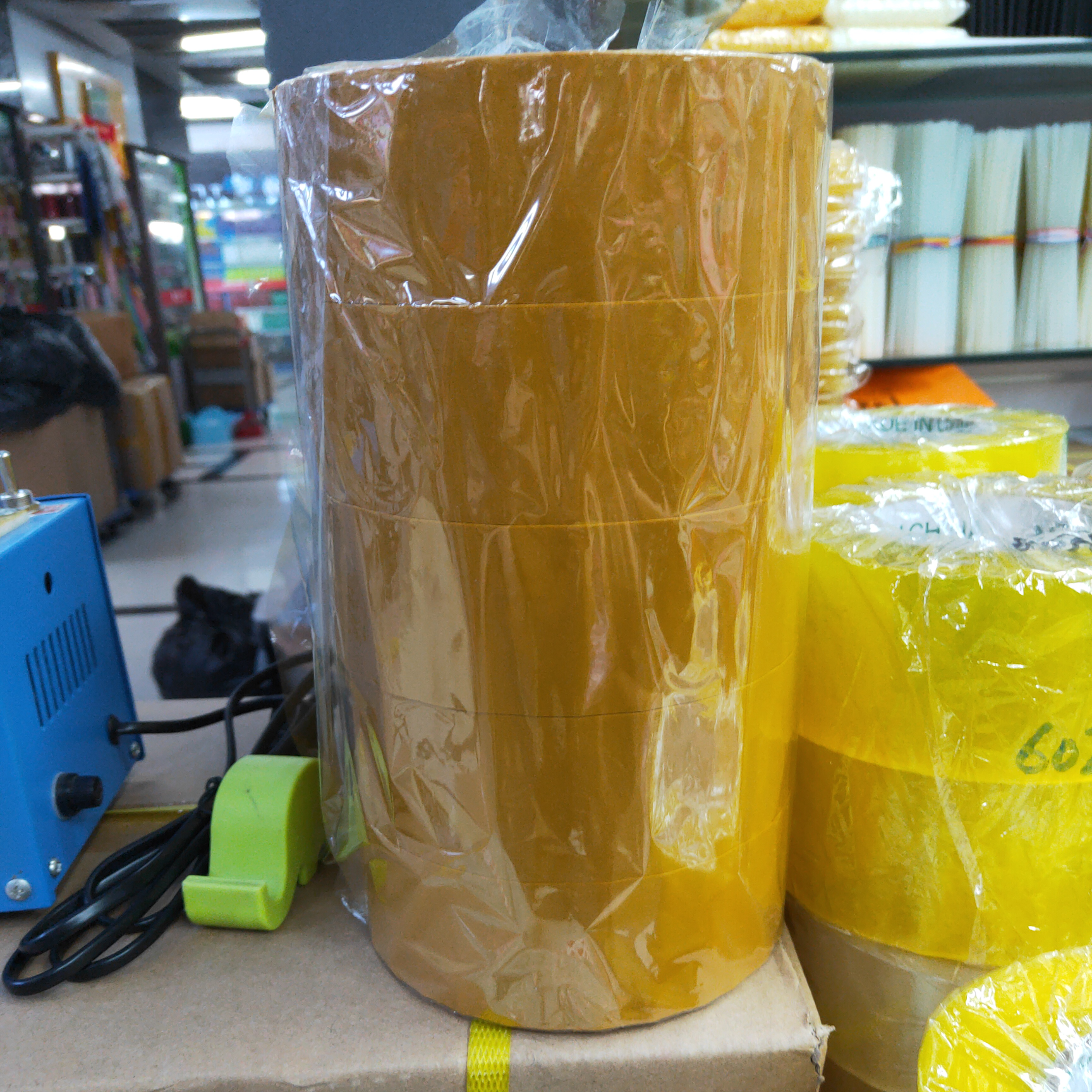 Yellow tape