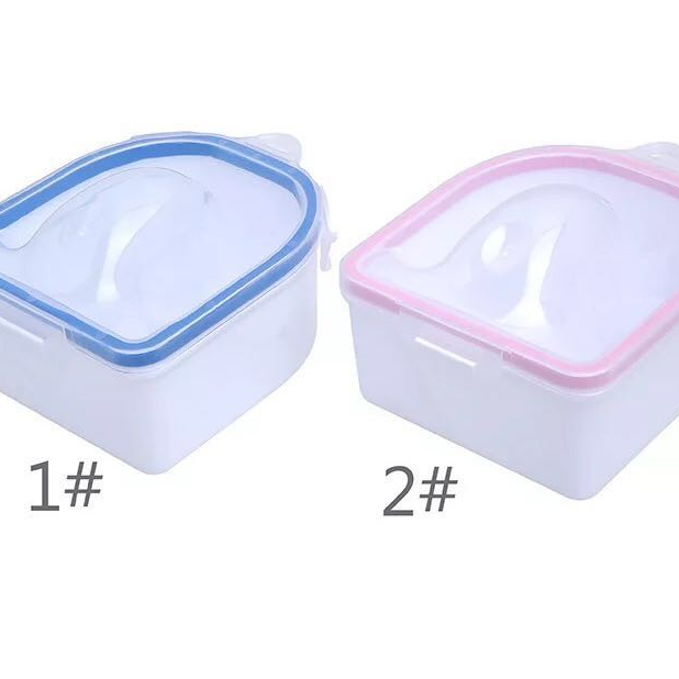 Nail Tools Double soak hand bowl to soften exfoliated dead skin nail remover Double soak hand bowl Manicure treatment