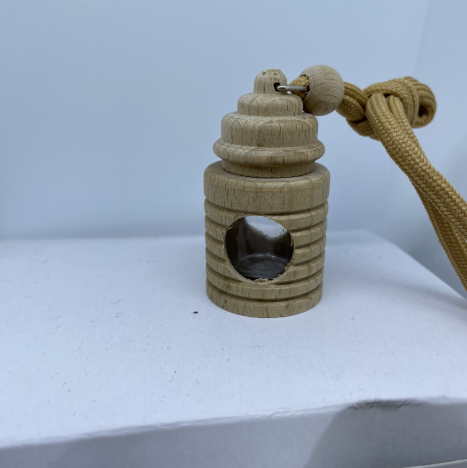 外柱形双园孔香水瓶