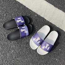 New slippers male summer fashion wear indoor personality thick soles soft soles home sandals female unisex student slippers