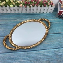 Gold tray mirror 1