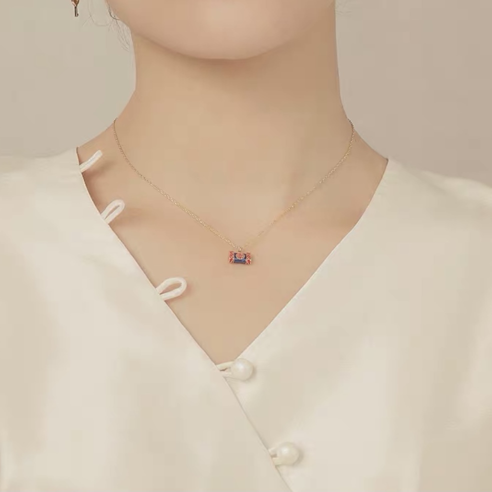 China peace lock necklace thumbnail