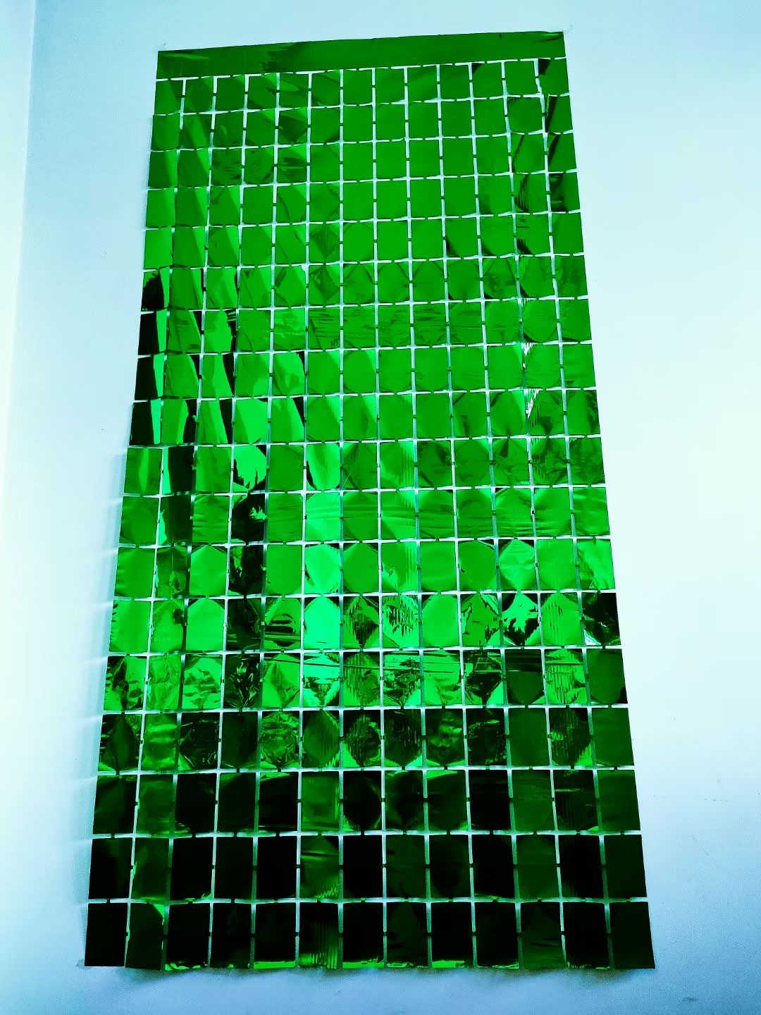 方块雨丝门帘婚庆节庆生日派对背景墙布置装饰详情6