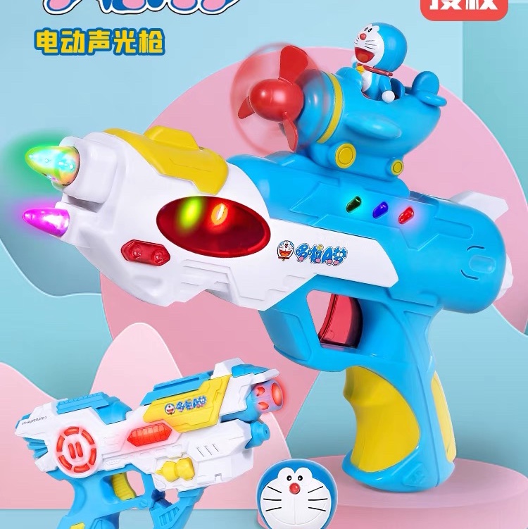 哆啦a梦儿童电动宝宝灯光音乐男孩子2-3-4岁